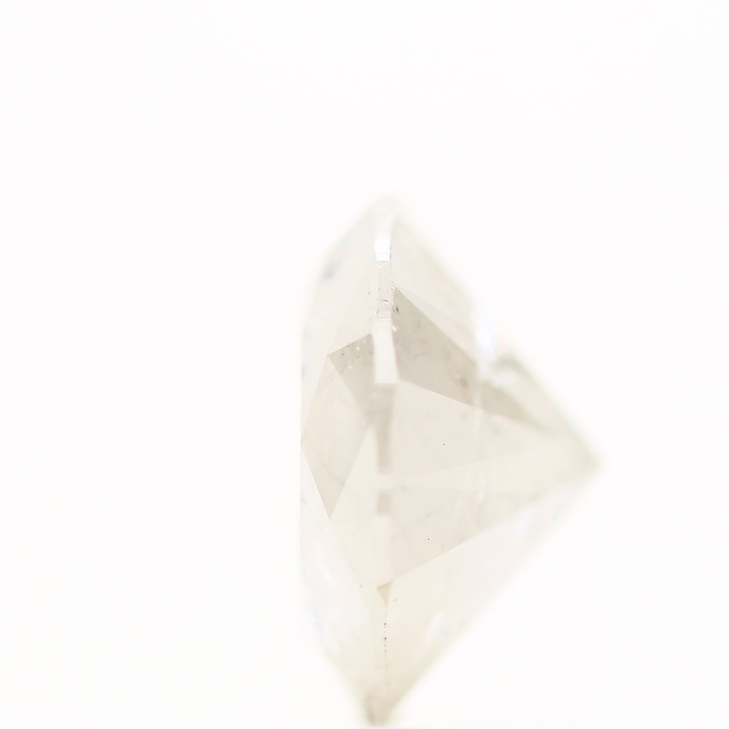 1.40 Carat Salt and Pepper Round Icy Gray Round Brilliant Cut Natural Loose Diamond