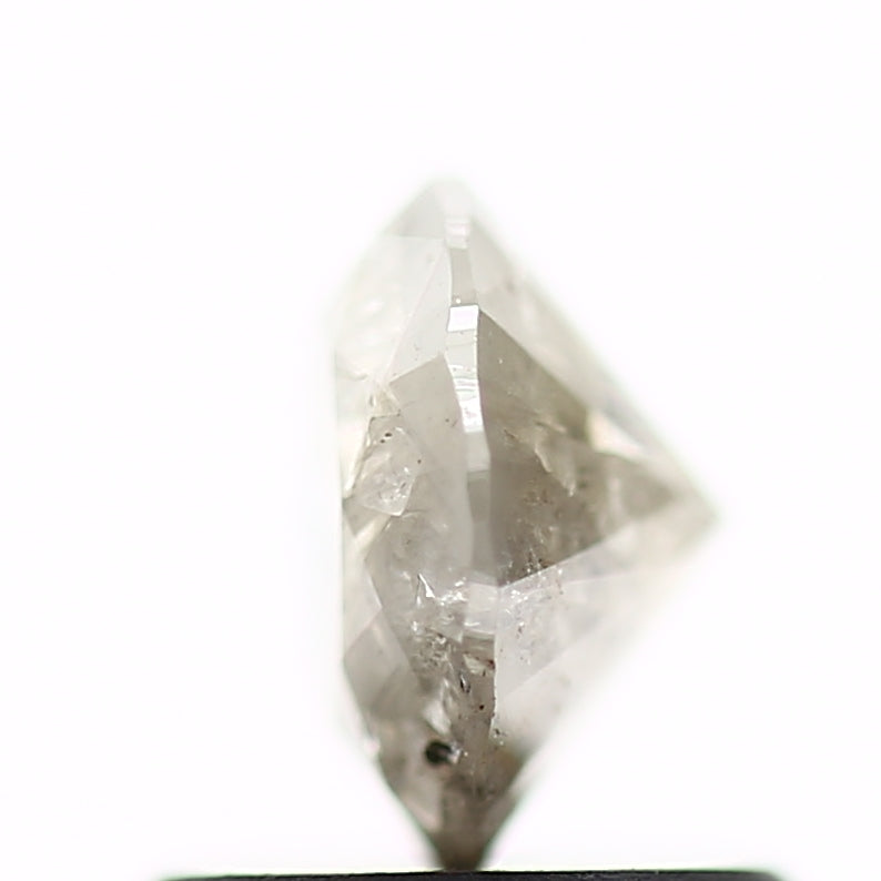 0.84 Carat Salt and Pepper Diamond Round Brilliant Cut Natural Loose Diamond