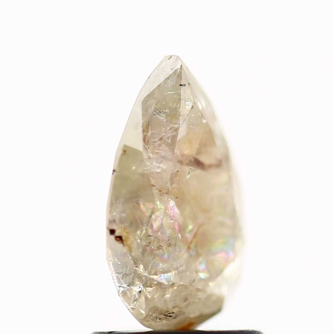 Salt and Pepper Diamond Fancy Brown Color 1.14 CT 9.01 x 5.86 x 3.65 MM Pear Cut Diamond! Natural Loose Diamond ! Christmas Gift for Her