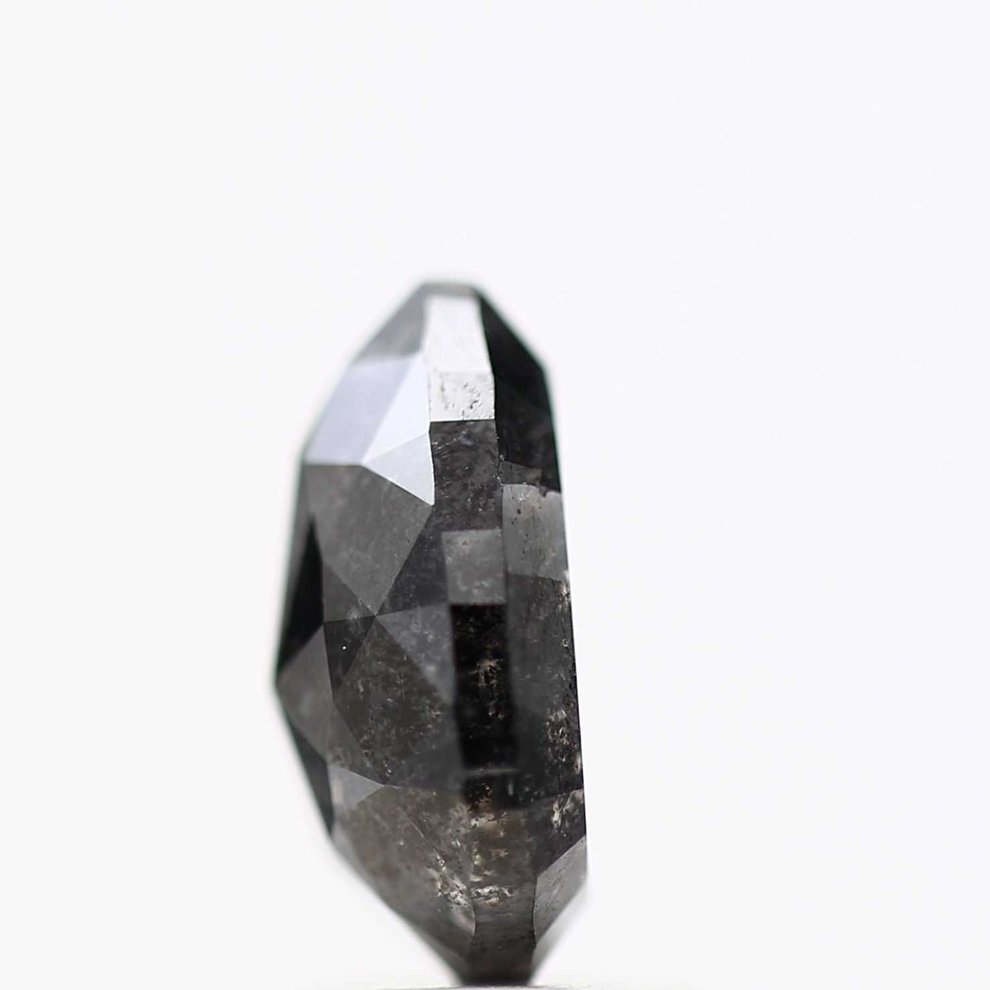 Salt and Pepper Diamond Fancy Gray Color 2.74 CT 10.08 x 7.45 x 4.30 MM Pear Cut Diamond! Natural Loose Diamond ! Christmas Gift for Her