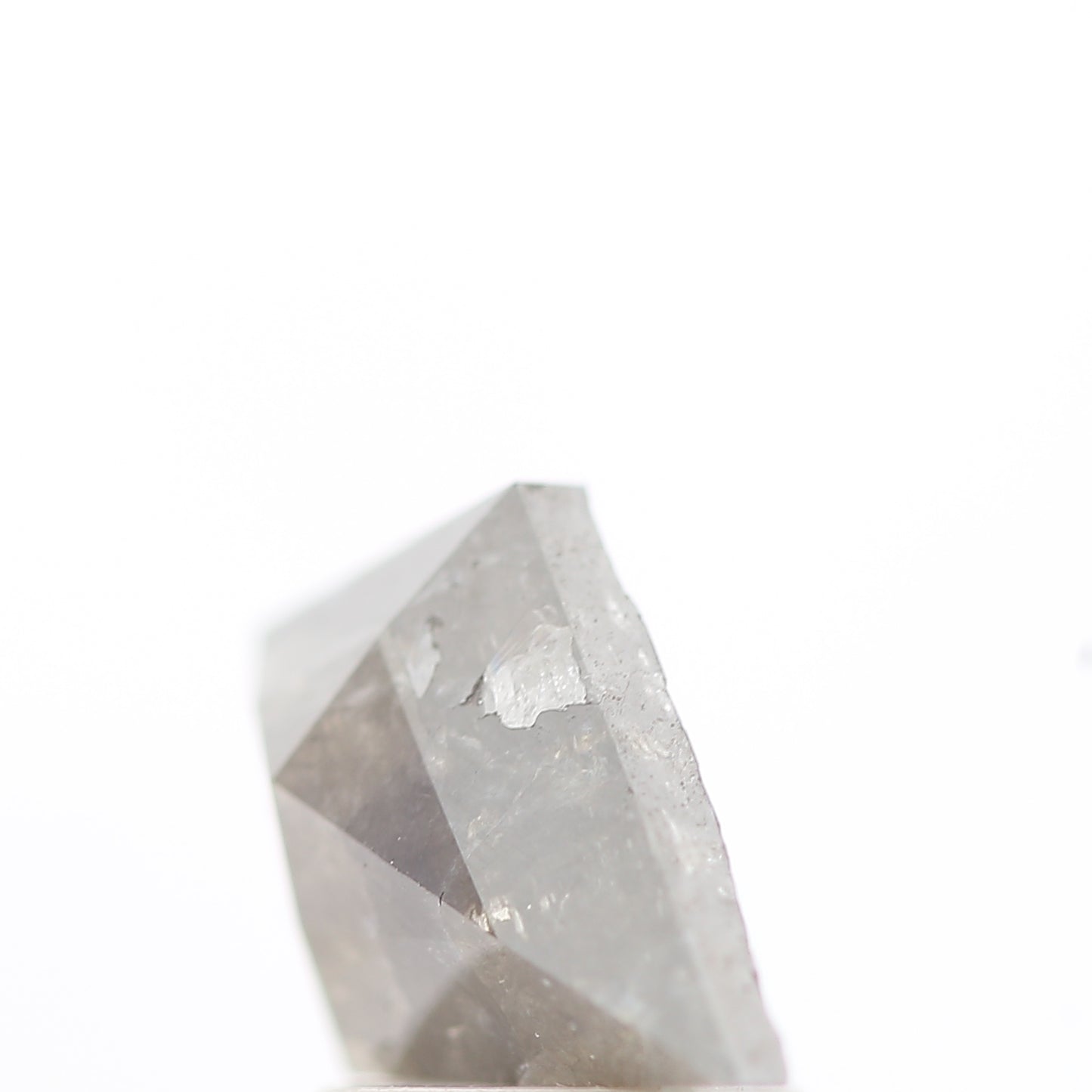 salt and pepper diamond ! 1.45 Ct 11.40 x 7.60 x 3.30 MM natural gray kite loose diamond for engagement ring for her