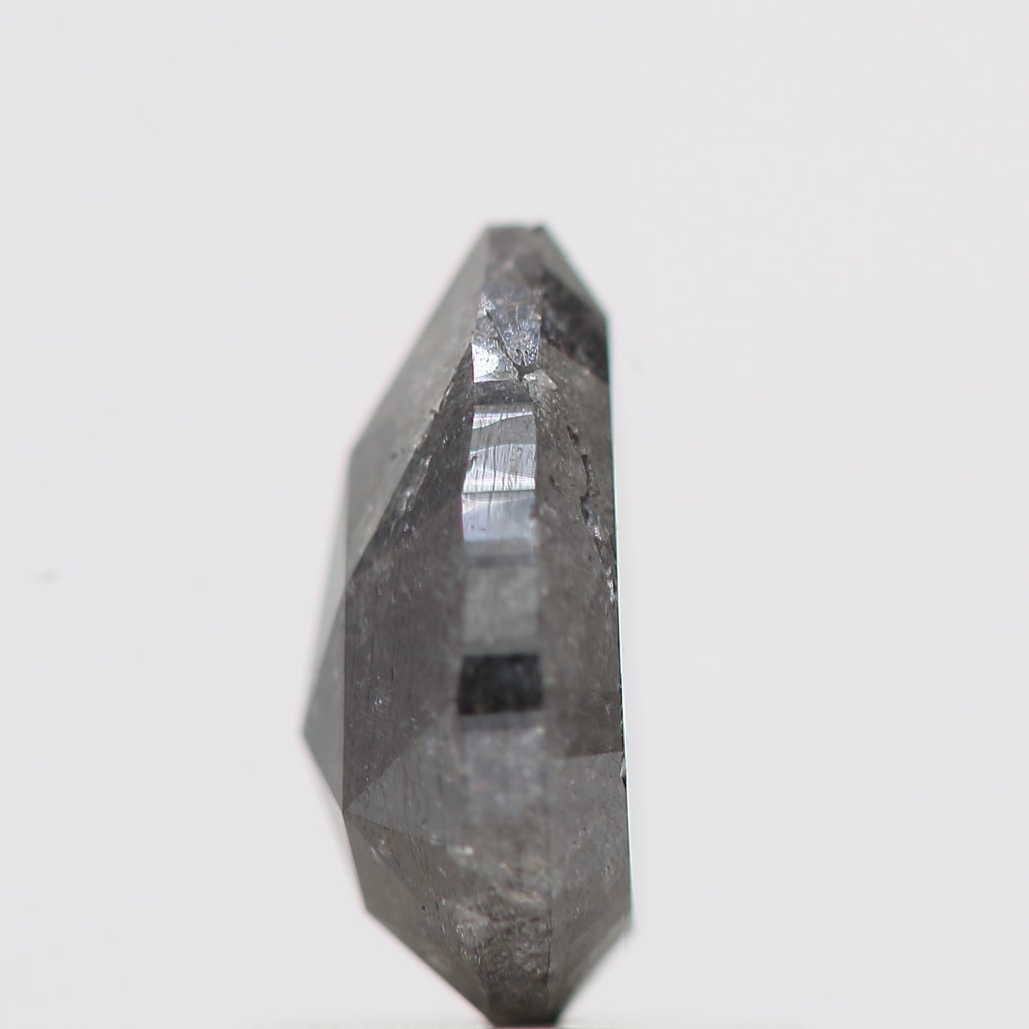 Salt and Pepper Diamond Fancy Gray Color 1.20 CT 8.00 x 5.50 x 3.25 MM Pear Cut Diamond! Natural Loose Diamond ! Christmas Gift for Her