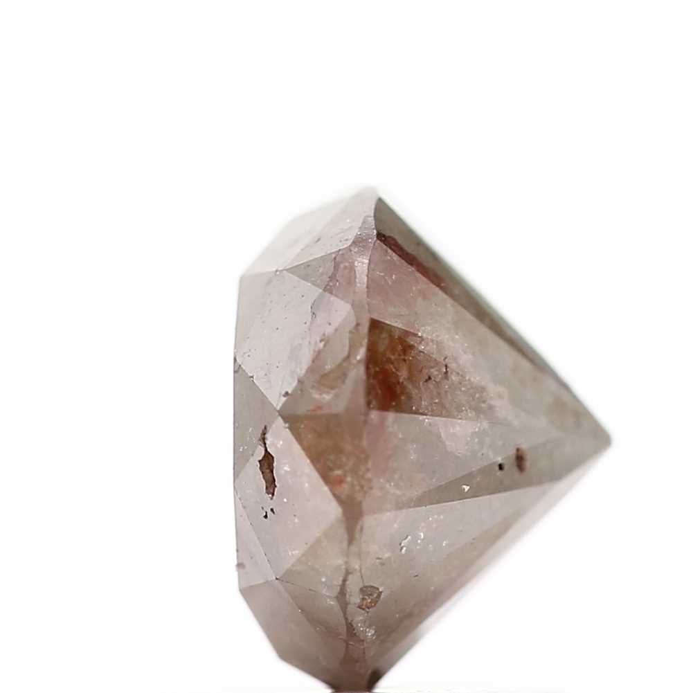 1.60 Carat Brown Gray Round Shape Brilliant Cut Natural Loose Diamond
