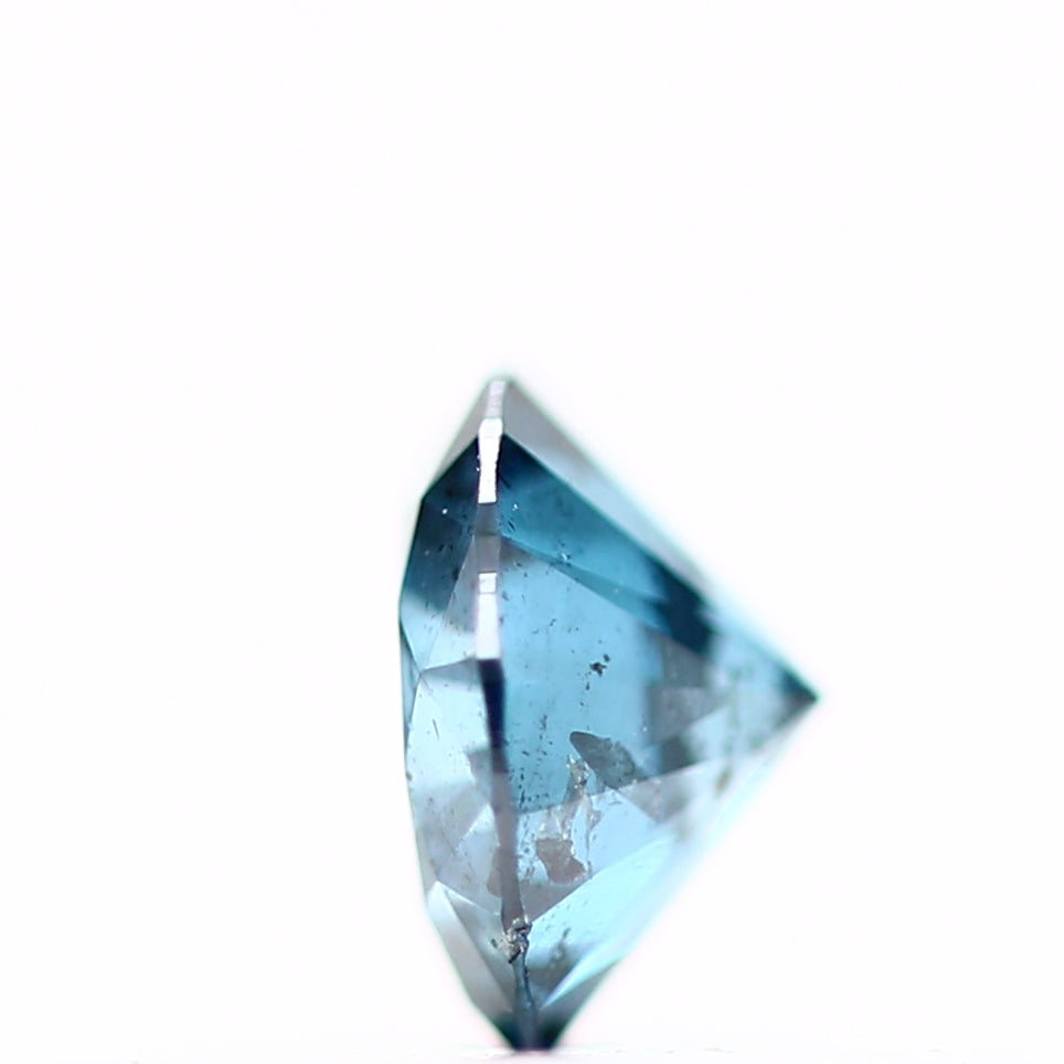 0.19 Carat Round Brilliant Fancy Blue Natural Loose Diamond