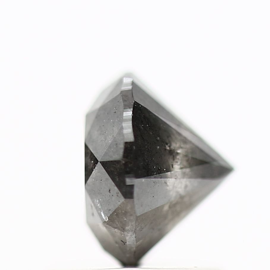 1.25 Carat Salt and Pepper Diamond Round Brilliant Cut Natural Loose Diamond