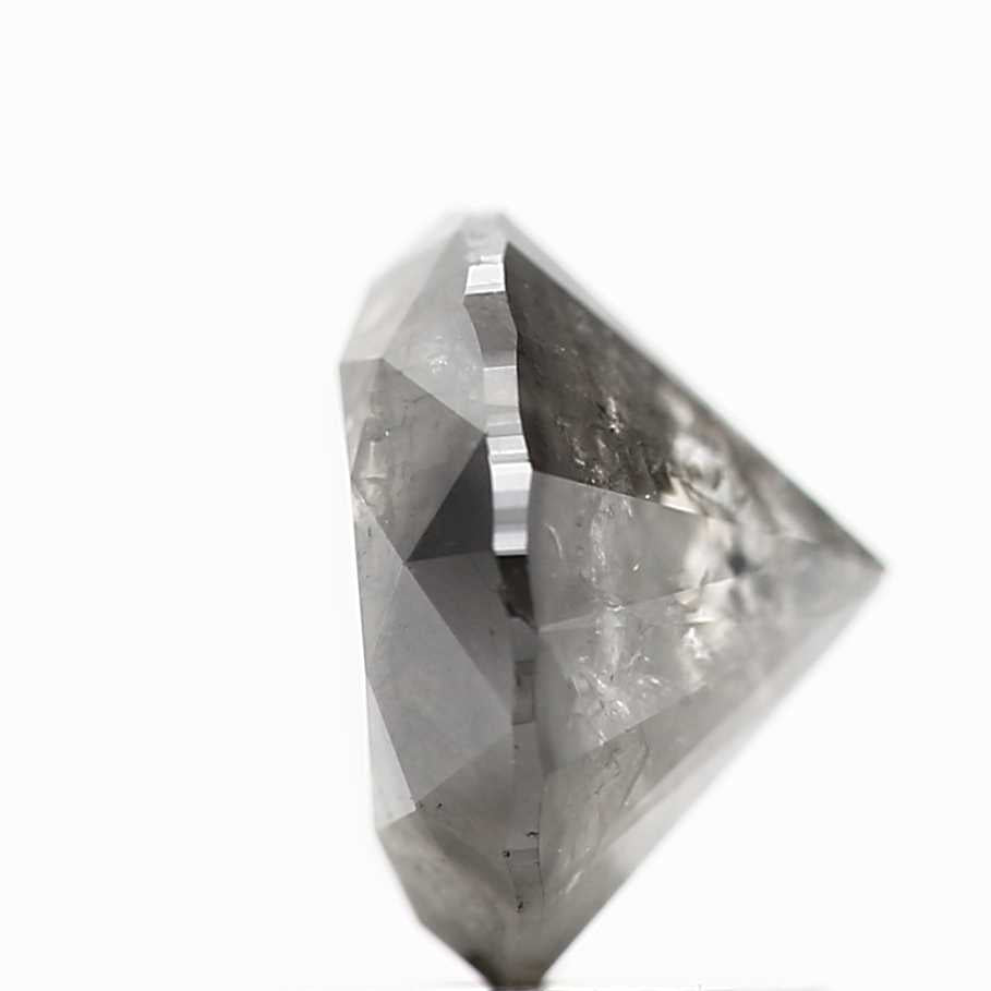 1.37 Carat Fancy Gray Round Brilliant Cut Natural Loose Diamond