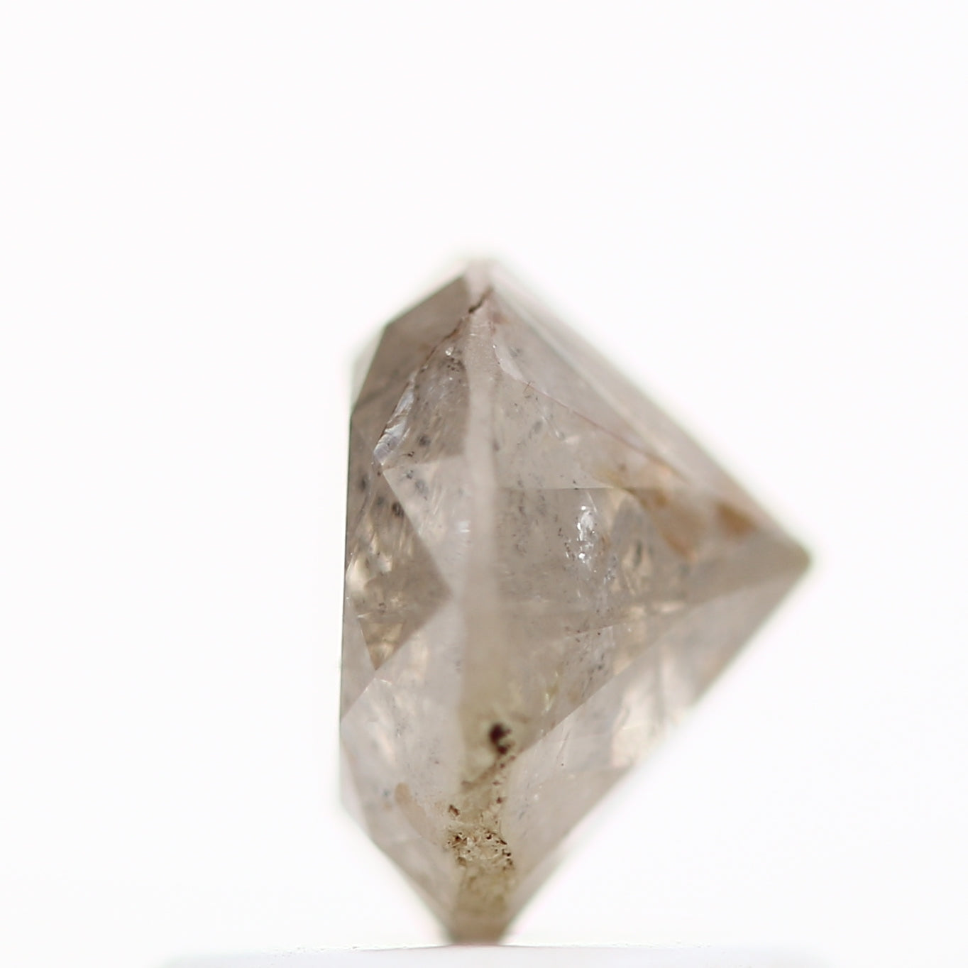 0.92 Carat Round Shape Diamond Gray Salt and Pepper Natural Loose Diamond For Engagement Ring