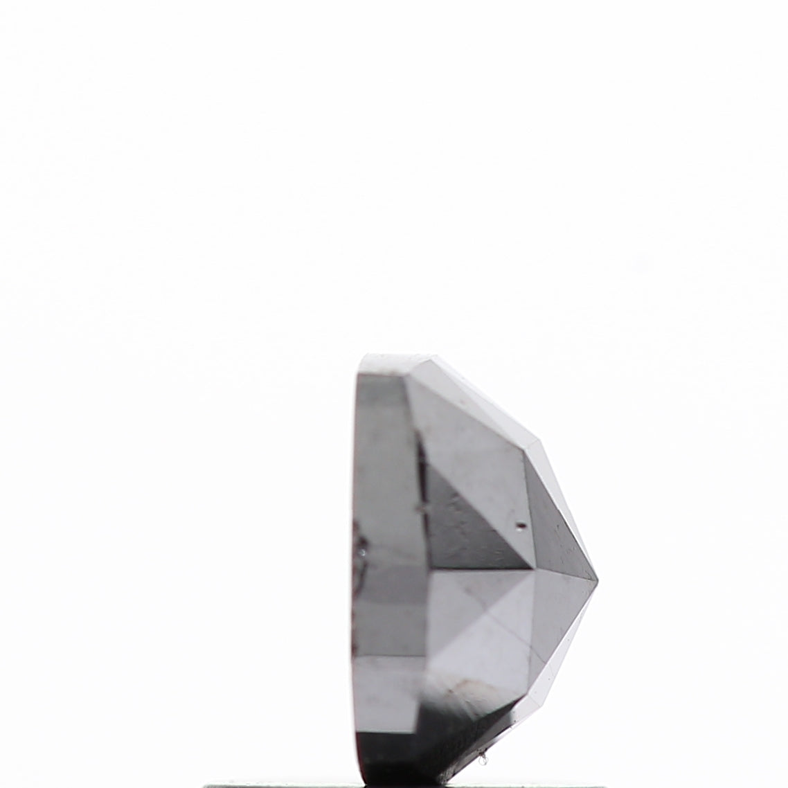 1.05 Ct Natural Black Cushion Single Cut Loose Diamond for Jewelery