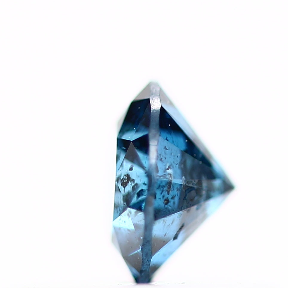 0.27 Carat Round Brilliant Fancy Blue Natural Loose Diamond