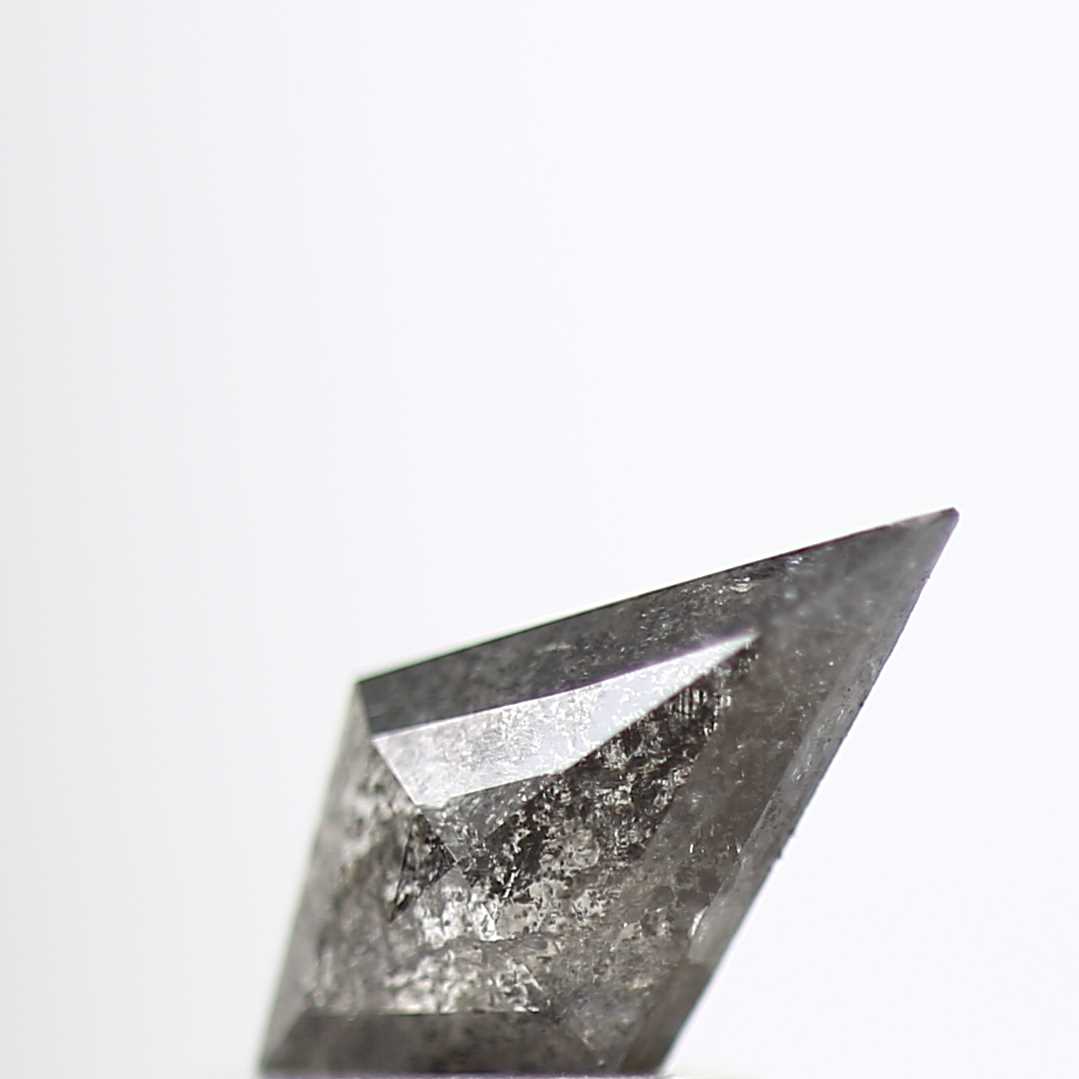 Salt and Pepper Kite Diamond ! Fancy Gray Color Diamond for Engagement Ring ! Natural Loose Diamond ! 0.55 Ct Unique Rare Diamond For Her