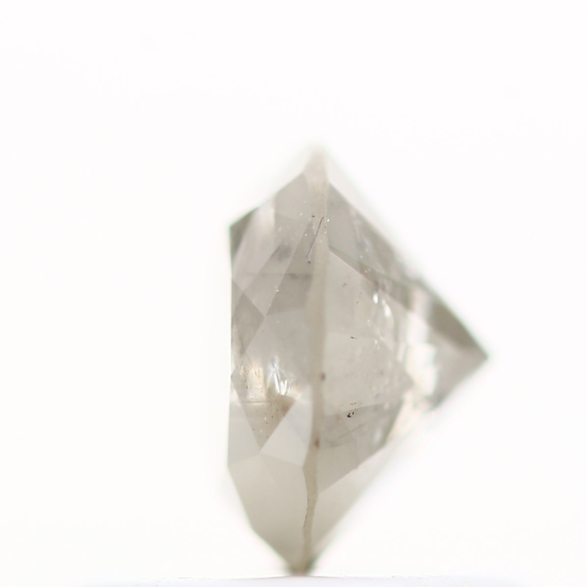 0.61 Carat Salt and Pepper Diamond Round Brilliant Cut Natural Loose Diamond
