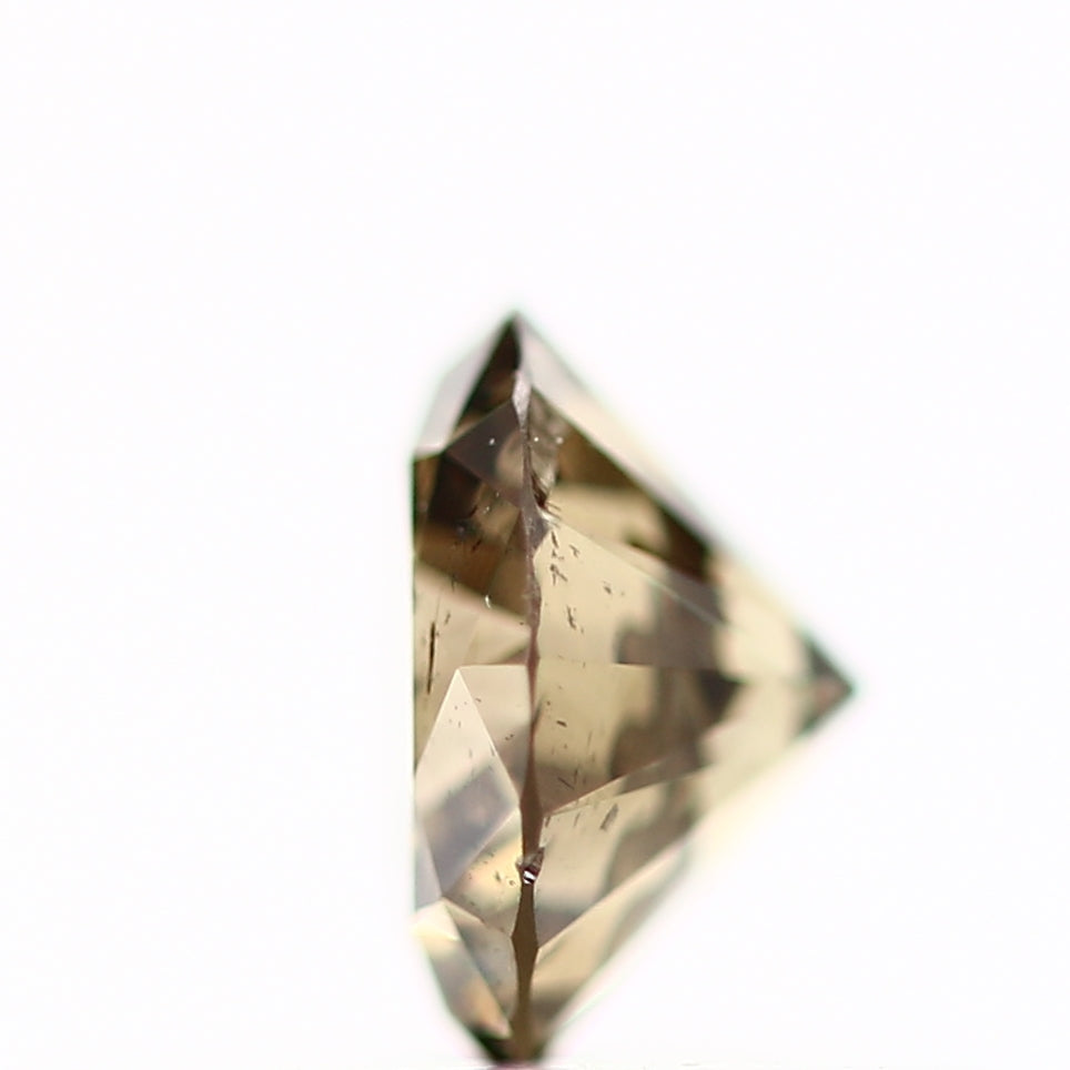 0.27 Carat Fancy Brown Round Brilliant Cut Natural Loose Diamond