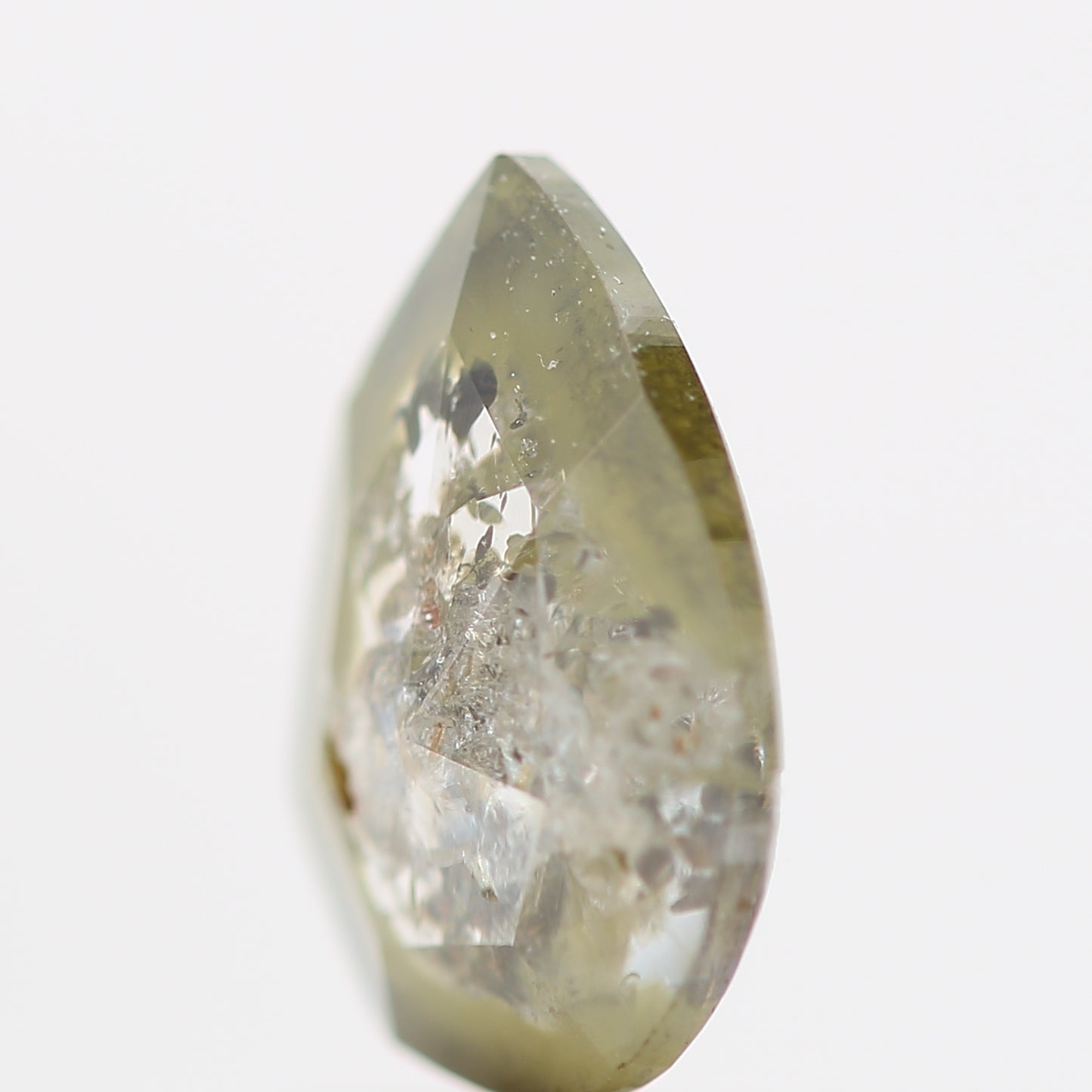 Salt and Pepper Diamond Fancy Gray Color 0.58 CT 7.20 x 5.12 x 1.80 MM Pear Cut Diamond! Natural Loose Diamond ! Christmas Gift for Her