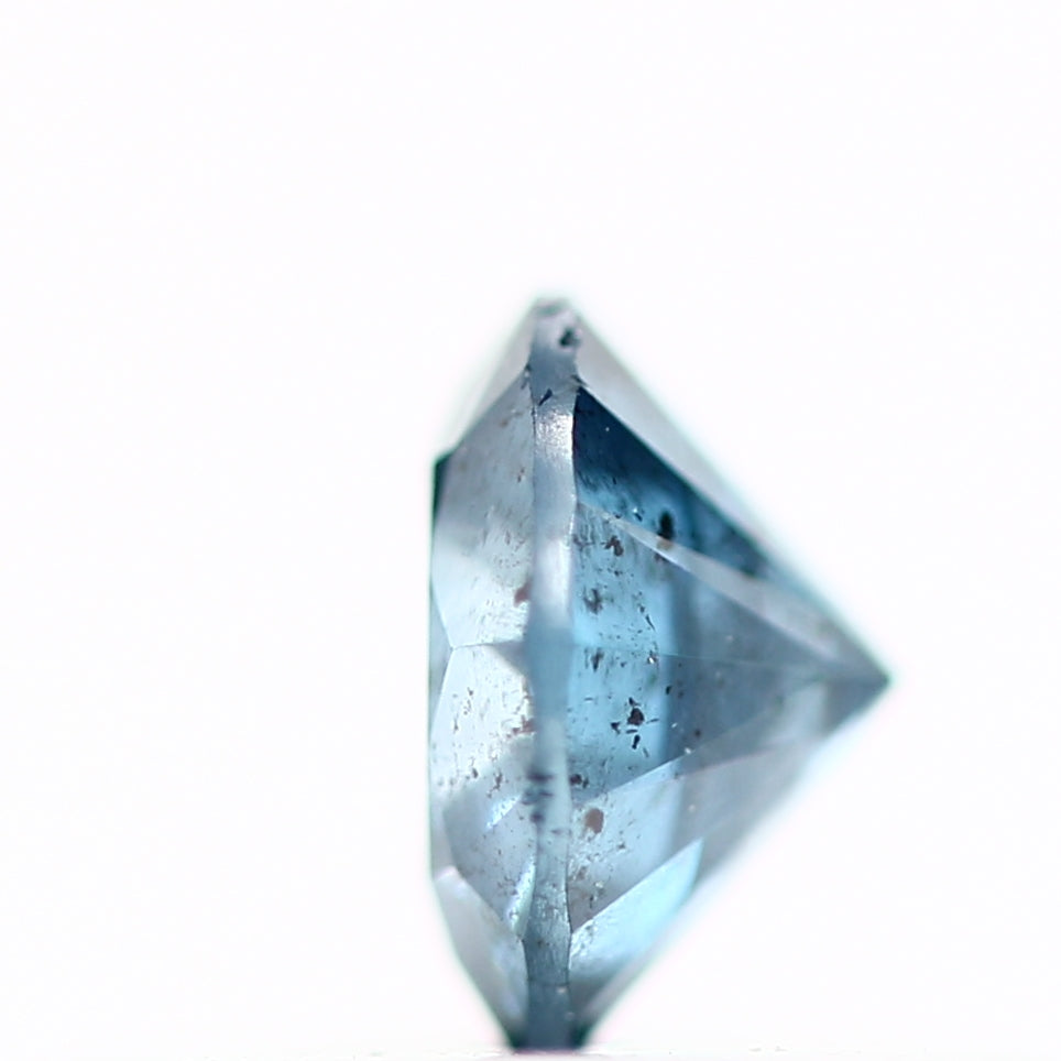 0.29 Carat Round Brilliant Cut Fancy Blue Natural Loose Diamond