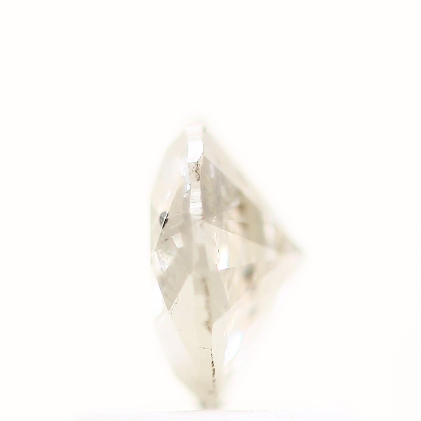 0.74 Carat Salt and Pepper Icy Gray Round Shape Brilliant Cut Natural Loose Diamond