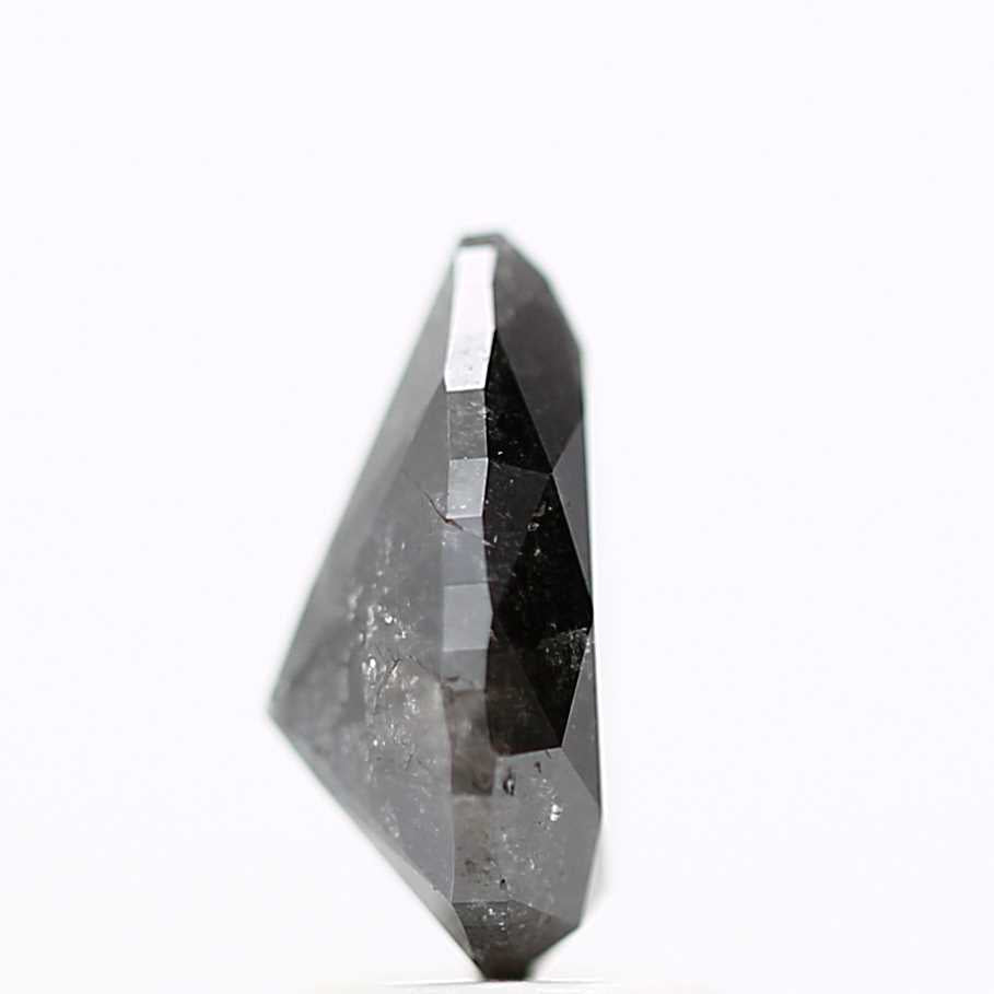 Salt and Pepper Diamond Fancy Gray Color 2.33 CT 10.00 x 7.10 x 4.55 MM Pear Cut Diamond! Natural Loose Diamond ! Christmas Gift for Her