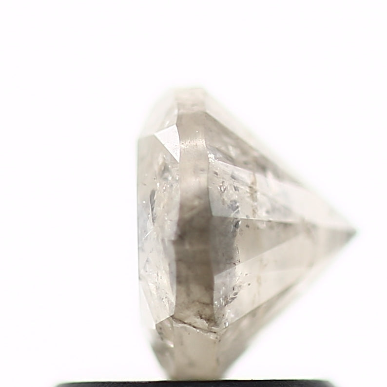 1.06 Carat Salt and Pepper Icy Round Brilliant Cut Natural Loose Diamond