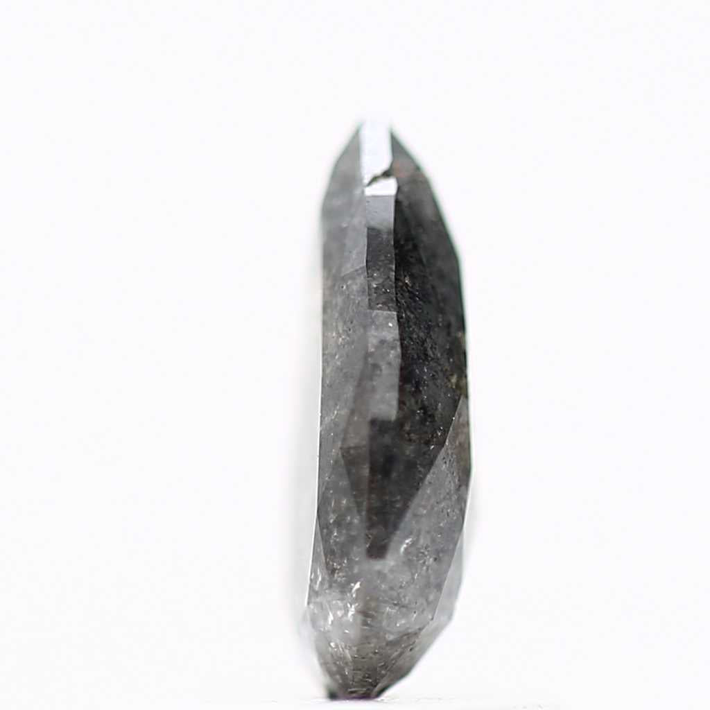 Salt and Pepper Diamond Fancy Gray Color 0.82 CT 8.04 x 5.02 x 2.42 MM Pear Cut Diamond! Natural Loose Diamond ! Christmas Gift for Her