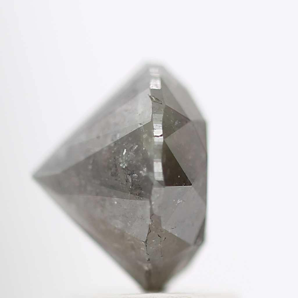2.29 Carat Salt and Pepper Diamond Round Brilliant Cut Natural Loose Diamond