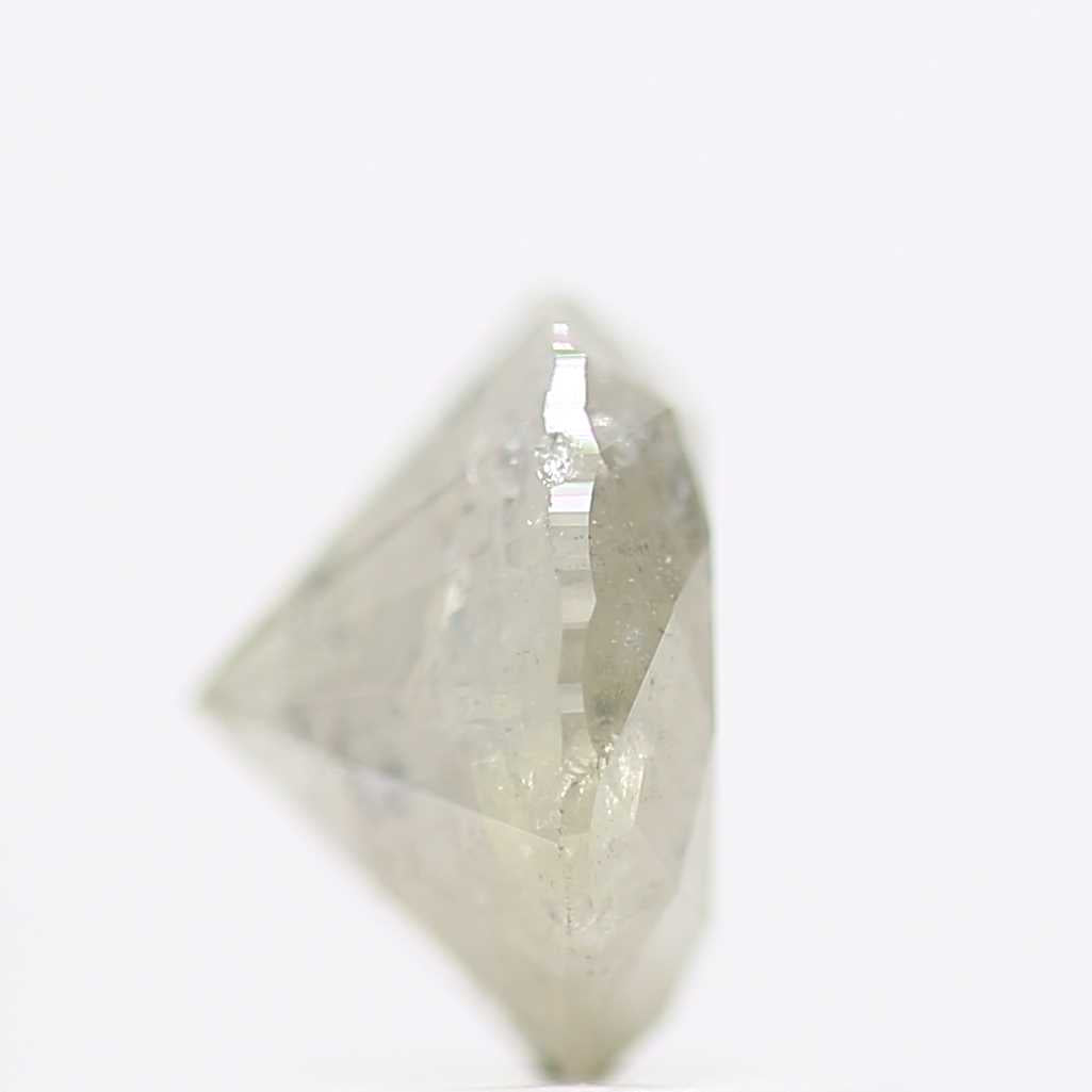 1.47 Carat Fancy Gray Round Brilliant Cut Natural Loose Diamond