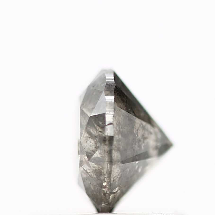 0.64 Carat Fancy Gray Round Shape Brilliant Cut Natural Loose Diamond