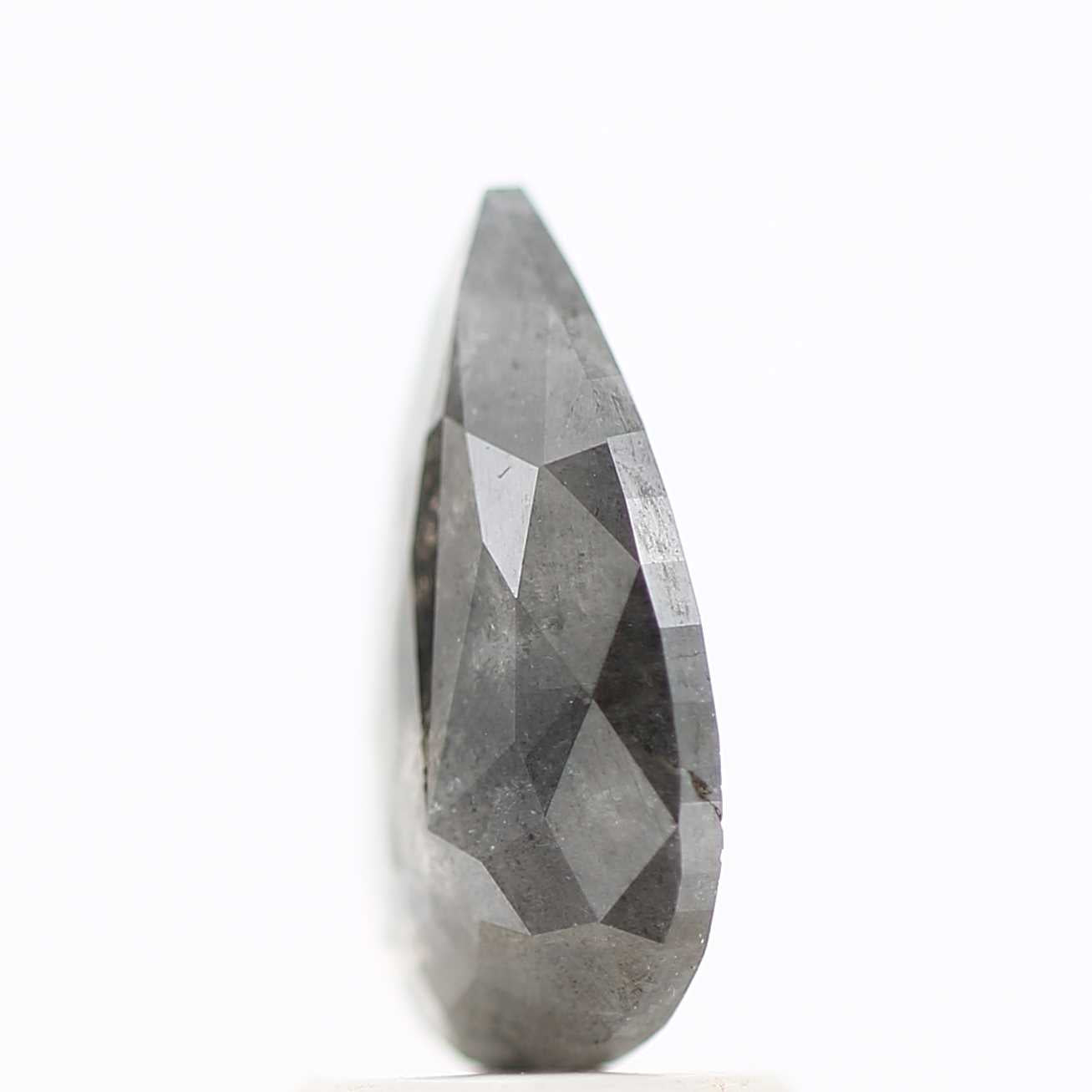 Salt and Pepper Diamond Fancy Gray Color 1.14 CT 10.22 X 5.68 X 2.43 MM Pear Cut Diamond! Natural Loose Diamond ! Christmas Gift for Her