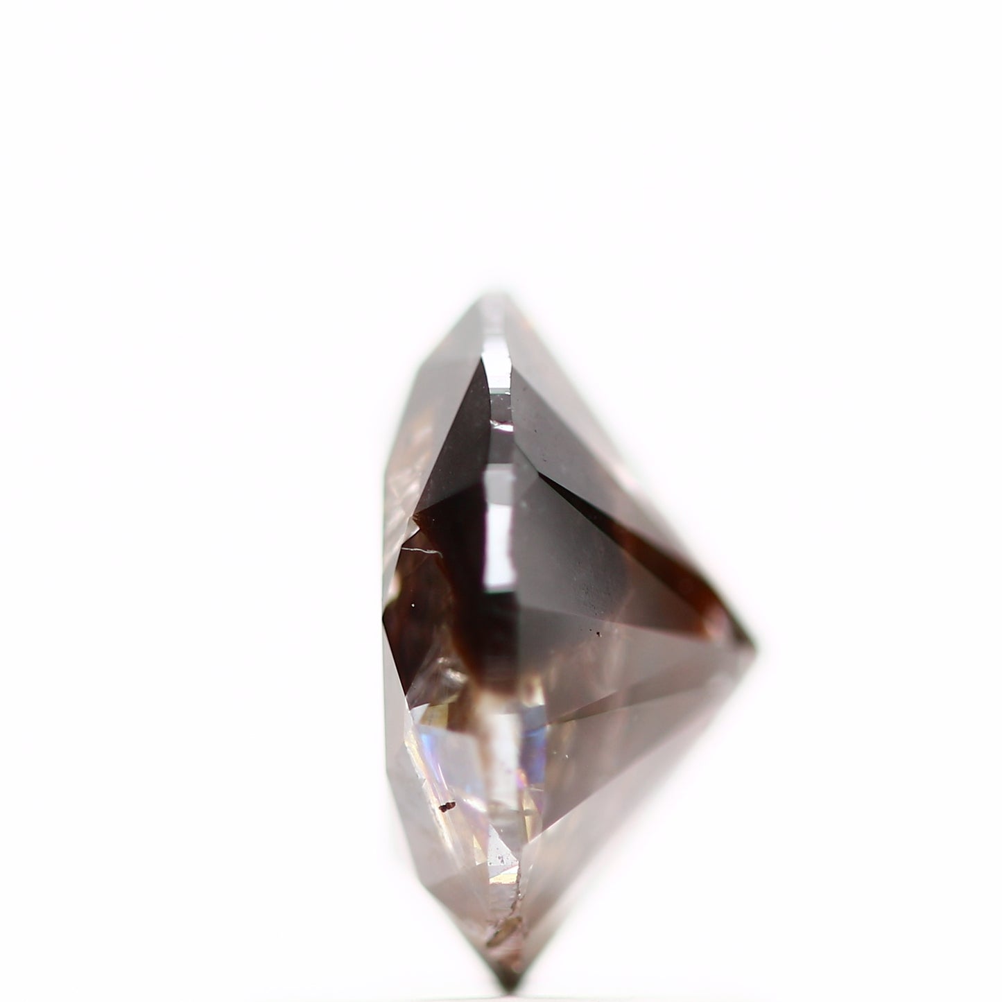 1.60 Carat Salt and Pepper Round Brilliant Cut Natural Loose Diamond