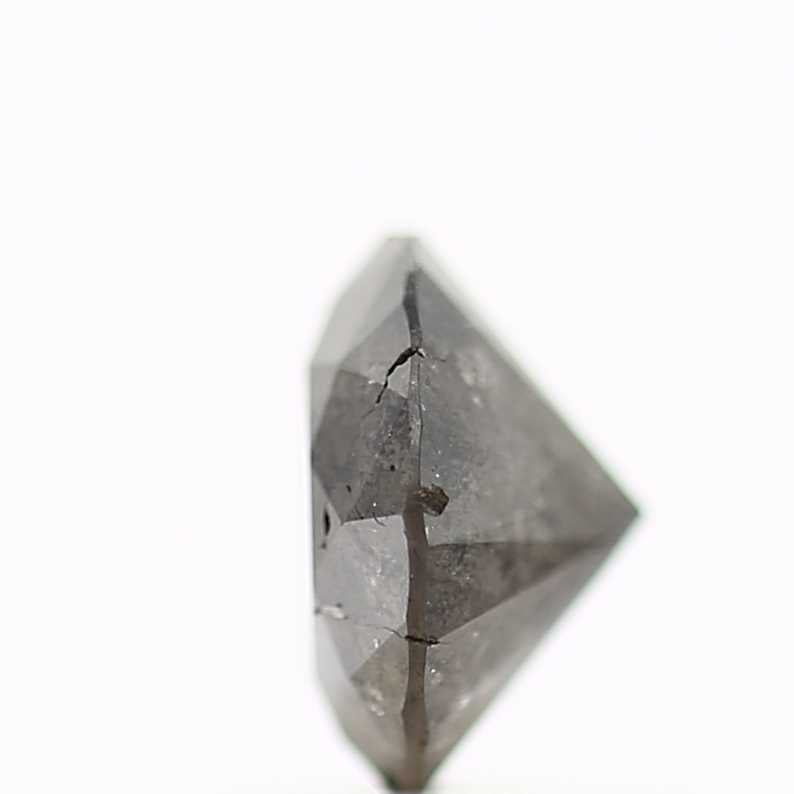 0.72 Carat Fancy Gray Round Shape Brilliant Cut Natural Loose Diamond