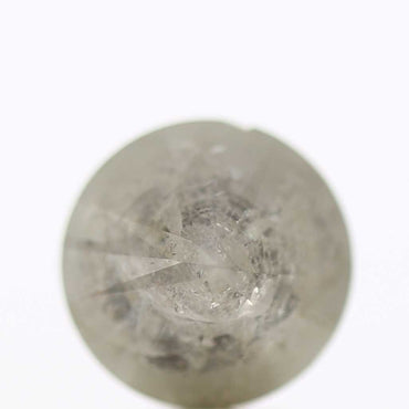 3.34 Carat Fancy Gray Round Shape Brilliant Cut Natural Loose Diamond