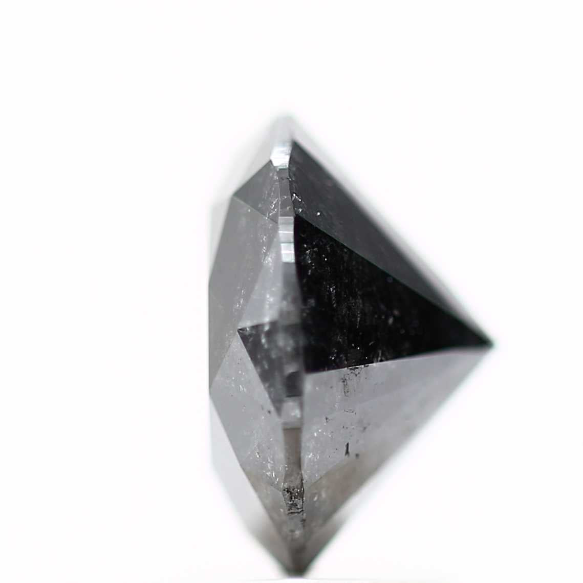 2.60 Carat Fancy Black Round Shape Brilliant Cut Natural Loose Diamond