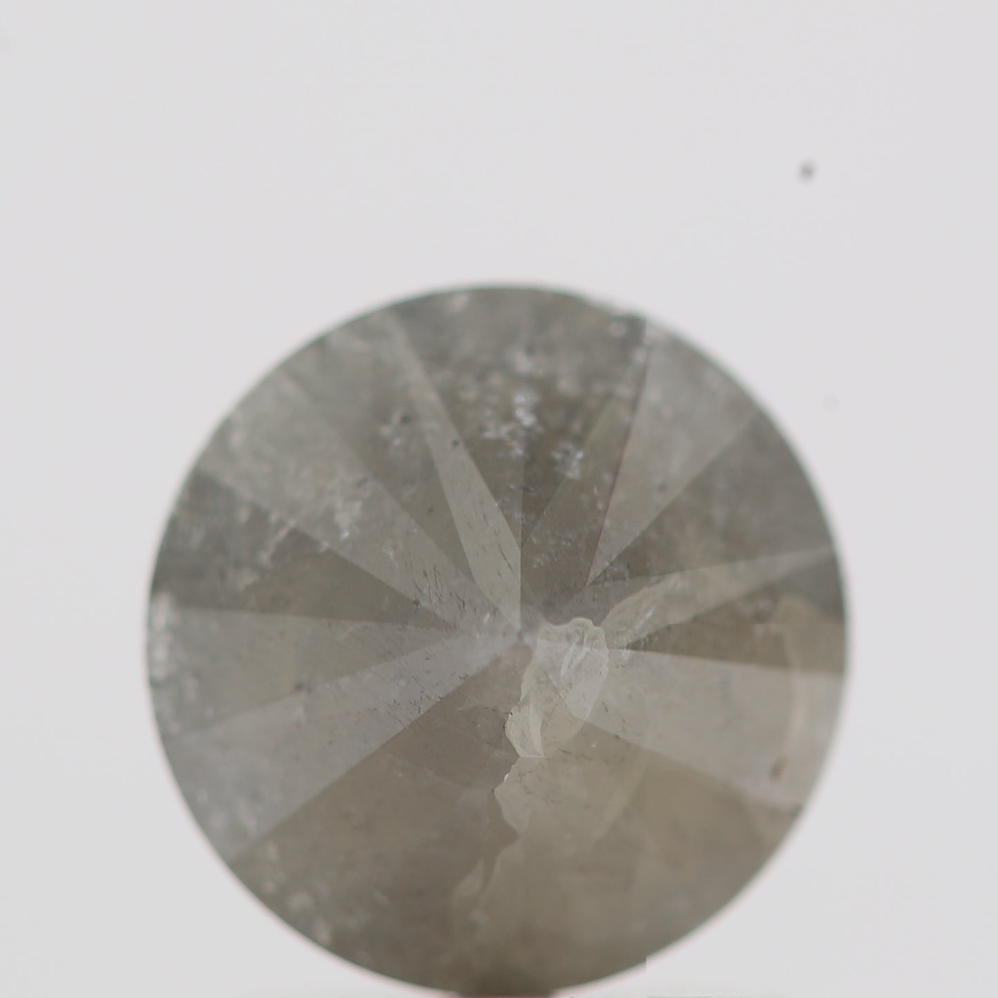 1.05 Carat Fancy Gray Rustic Round Brilliant Cut Natural Loose Diamond