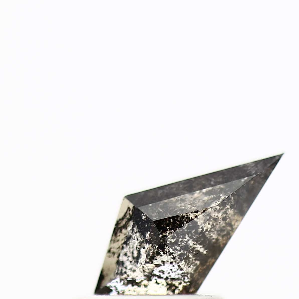 Salt and Pepper Diamond ! Fancy Gray Color Kite Diamond for Engagement Ring ! Natural Loose Diamond ! 0.51 Carat Unique Rare Diamond For Her