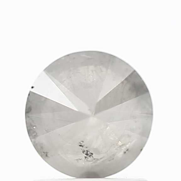 0.96 Carat Salt and Pepper Gray Round Cut Natural Loose Diamond sd8693(0.96ct) (6.30x3.70mm)
