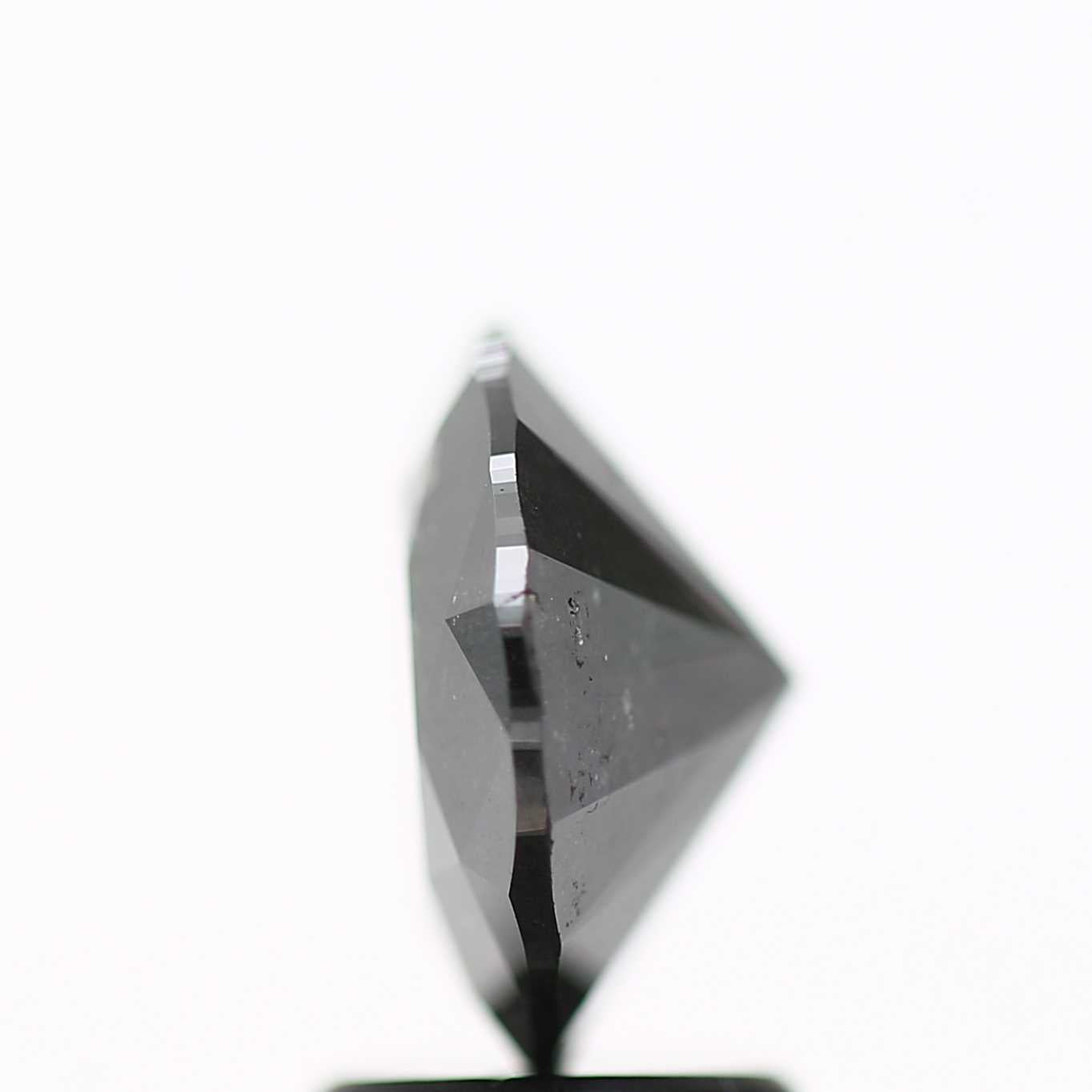 2.46 Carat Salt and Pepper Fancy Round Brilliant Cut Natural Loose Diamond