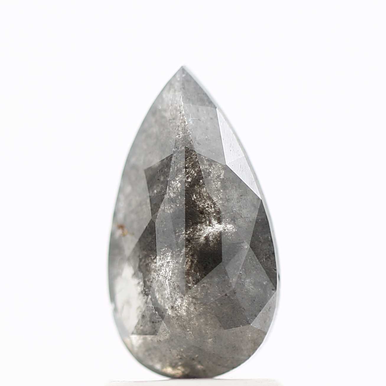 Salt and Pepper Diamond Fancy Gray Color 1.14 CT 10.22 X 5.68 X 2.43 MM Pear Cut Diamond! Natural Loose Diamond ! Christmas Gift for Her