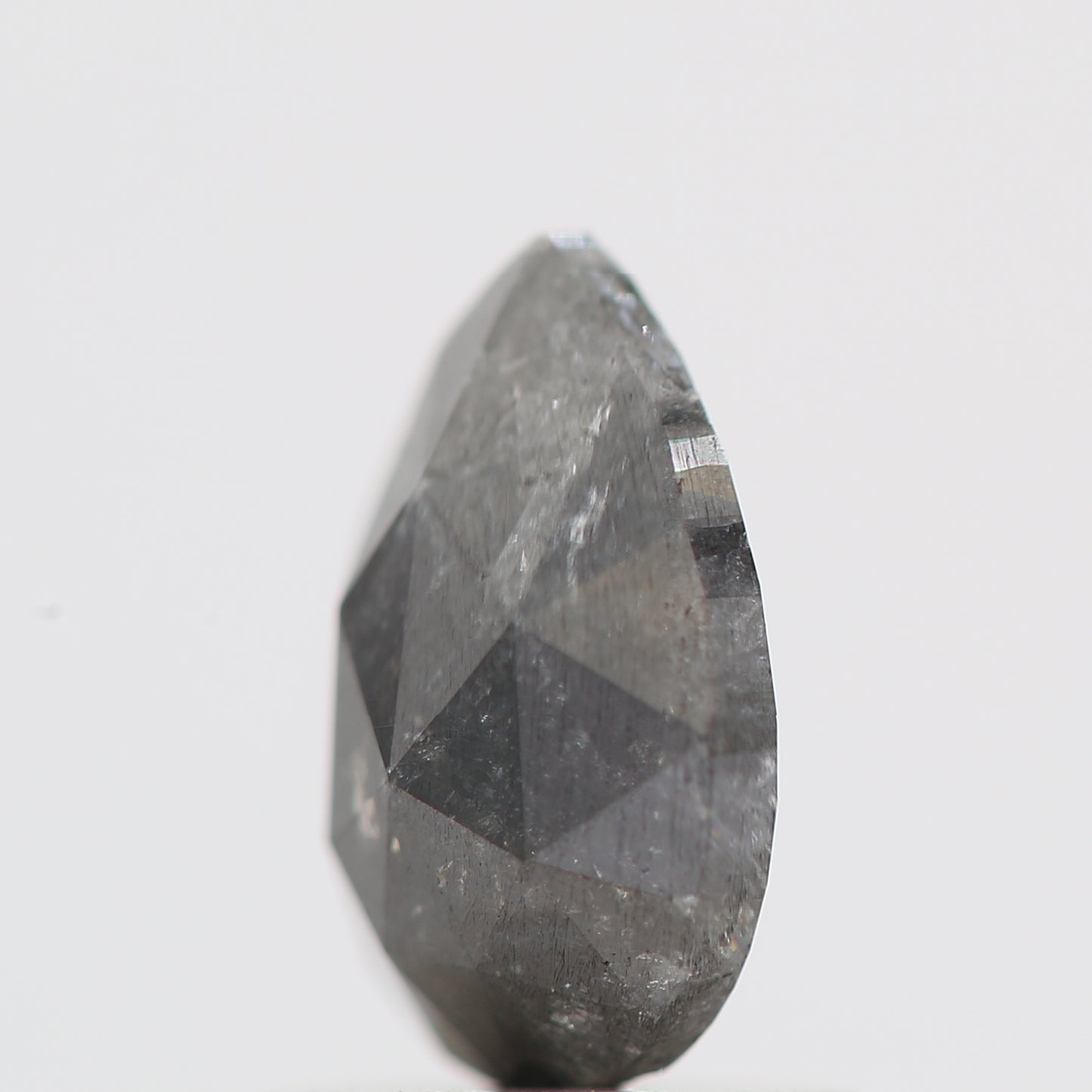 Salt and Pepper Diamond Fancy Gray Color 1.20 CT 8.00 x 5.50 x 3.25 MM Pear Cut Diamond! Natural Loose Diamond ! Christmas Gift for Her