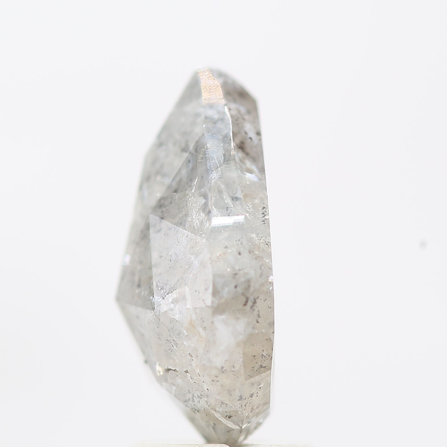 Salt and Pepper Diamond Fancy Gray Color 3.45 CT 11.60 x 8.00 x 4.70 MM Pear Cut Diamond! Natural Loose Diamond ! Christmas Gift for Her