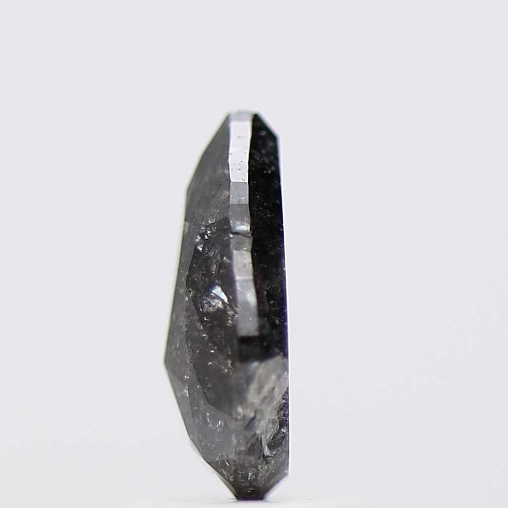 Salt and Pepper Diamond Fancy Gray Color 1.13 CT 8.98 x 5.30 x 3.80 MM Pear Cut Diamond! Natural Loose Diamond ! Christmas Gift for Her