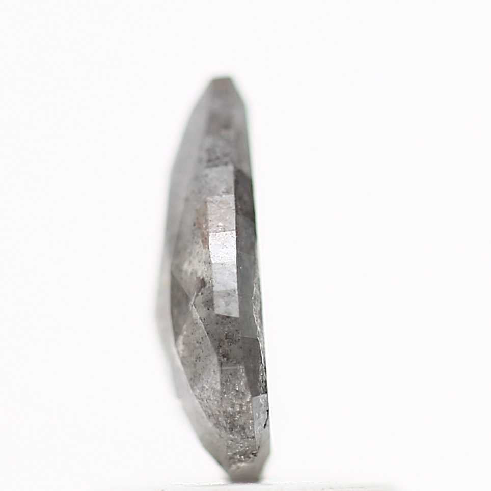Salt and Pepper Diamond Fancy Gray Color 0.73 CT 7.64 x 5.56 x 2.08 MM Pear Cut Diamond! Natural Loose Diamond ! Christmas Gift for Her