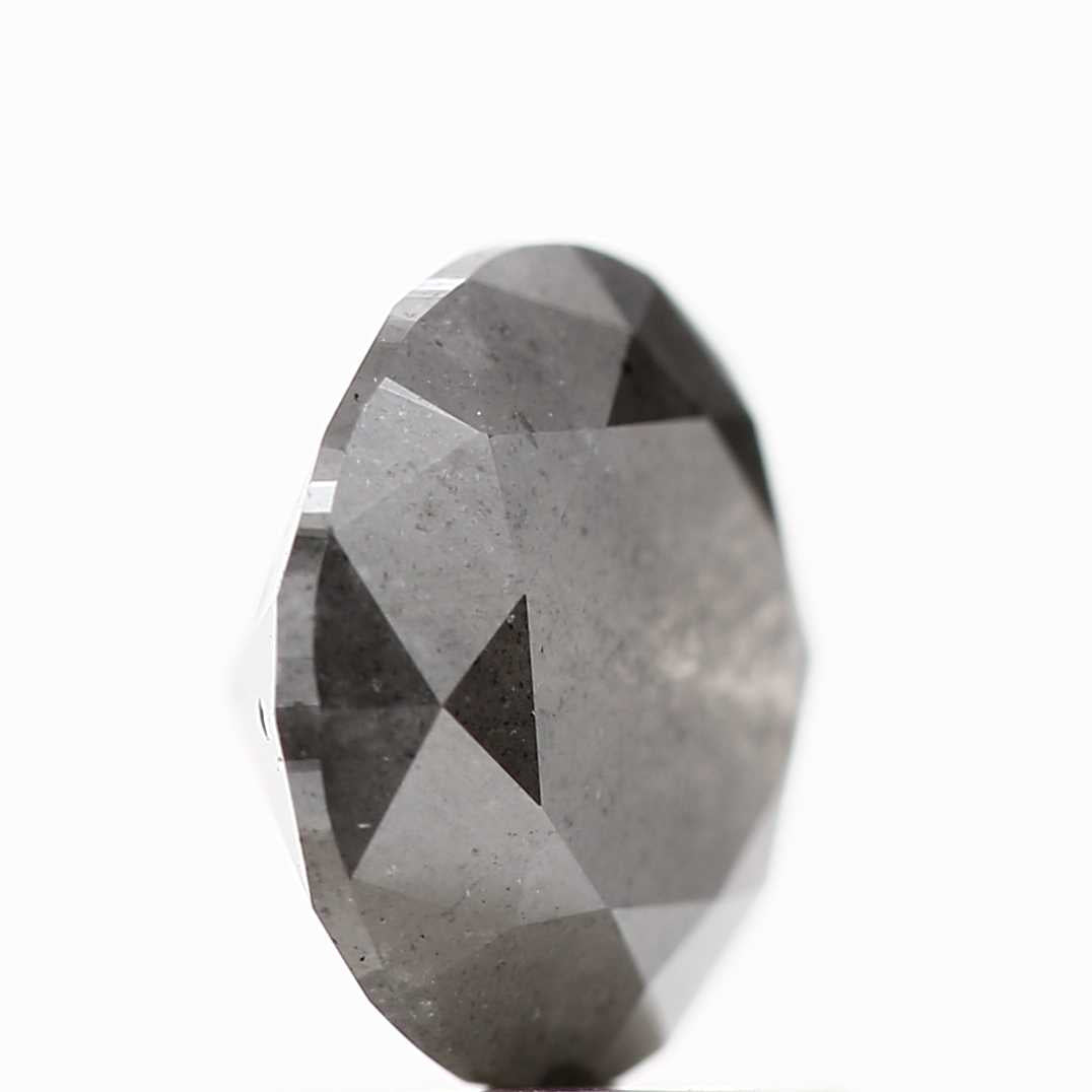 1.91 Carat Fancy Gray Round Brilliant Cut Natural Loose Diamond