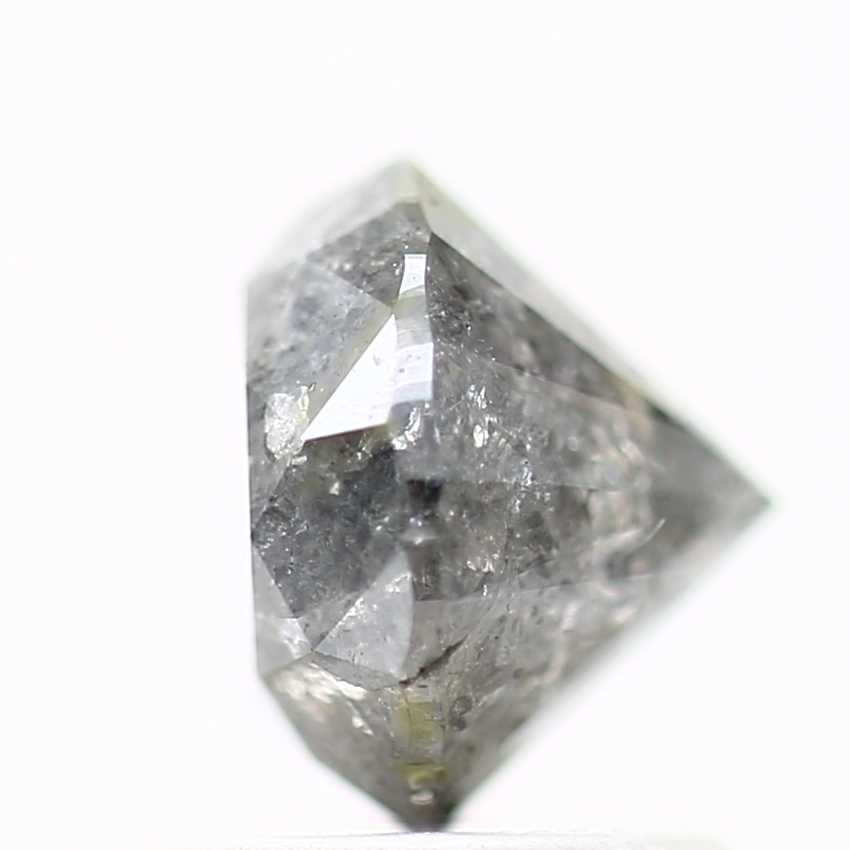 1.43 Carat Gray Round Shape Brilliant Cut Natural Loose Diamond