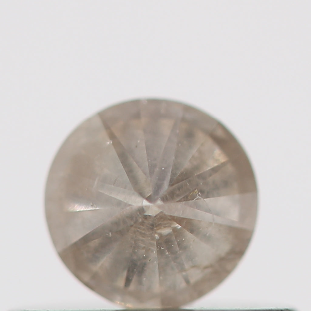 0.28 Carat Salt and Peppper Fancy Brown Round Brilliant Cut Natural Loose Diamond