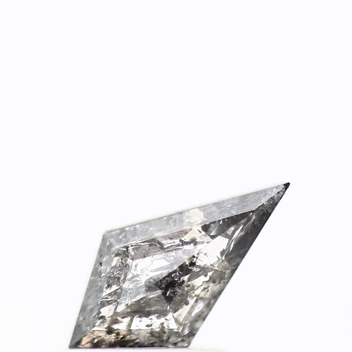 Salt and Pepper Diamond ! Fancy Gray Color Kite Diamond for Engagement Ring ! Natural Loose Diamond ! 0.48 Carat Unique Rare Diamond For Her