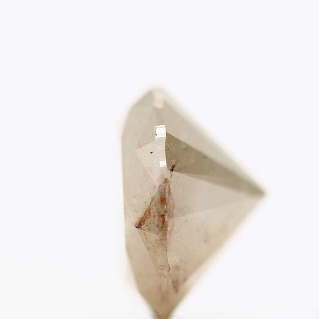 1.47 Carat Fancy Yellow Rustic Round Cut Natural Loose Diamond