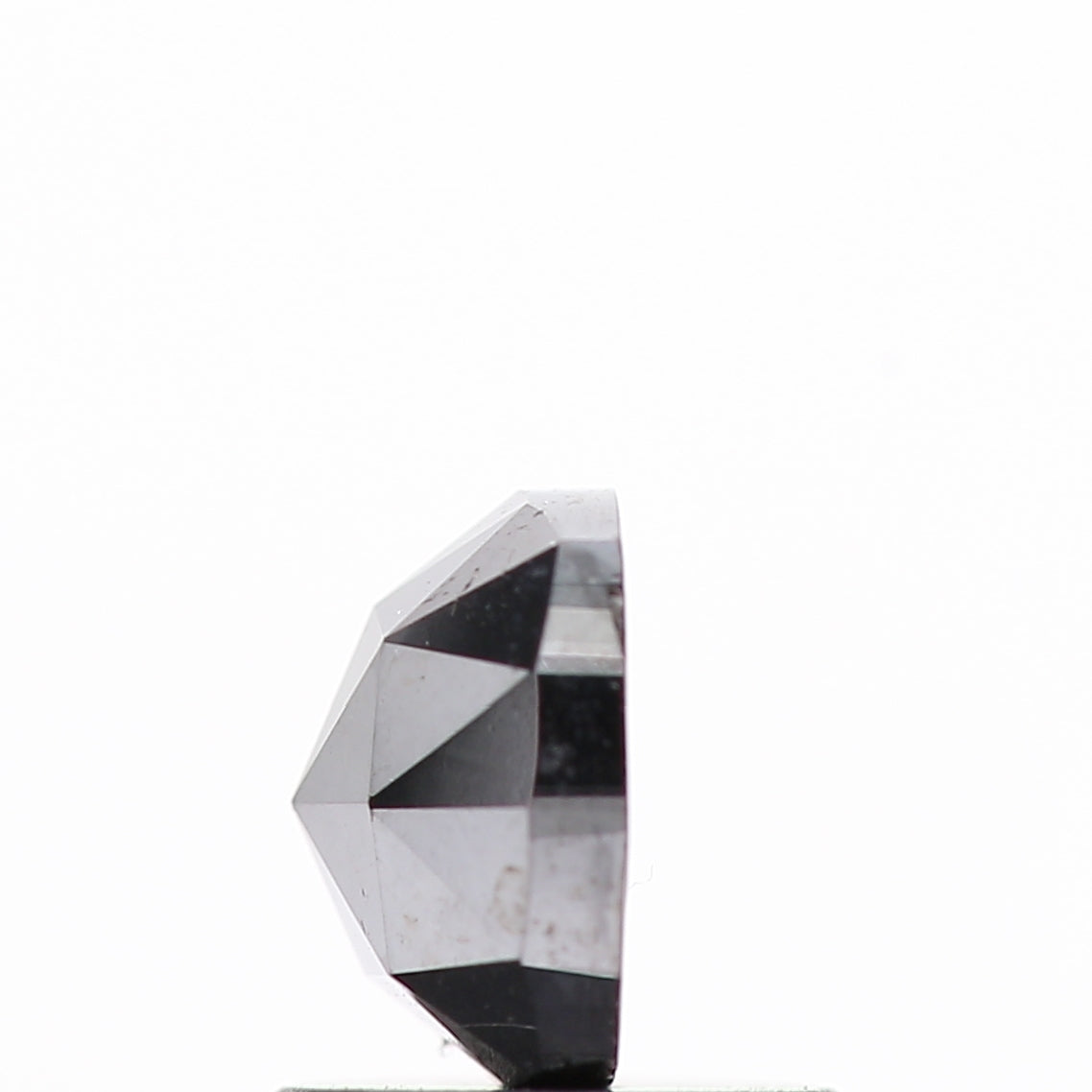 1.05 Ct Natural Black Cushion Single Cut Loose Diamond for Jewelery