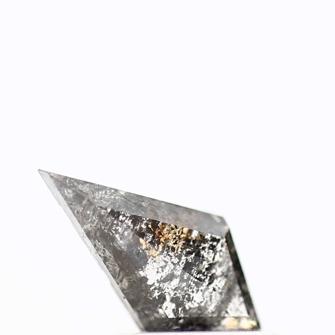 Salt and Pepper Diamond ! Fancy Gray Color Kite Diamond for Engagement Ring ! Natural Loose Diamond ! 0.49 Carat Unique Rare Diamond For Her