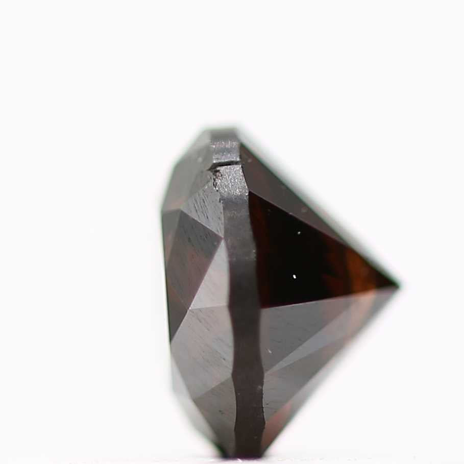 0.34 Carat Fancy Red Brown Round Shape Brilliant Cut Natural Loose Diamond