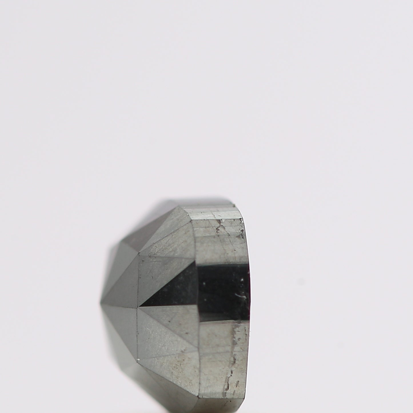 0.80 Ct Natural Black Cushion Single Cut Loose Diamond for Jewelery