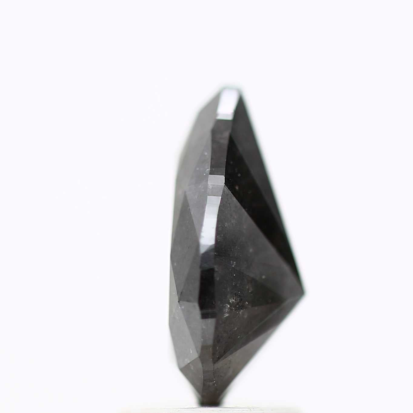 Salt and Pepper Diamond Fancy Gray Color 2.01 CT 10.12 x 7.01 x 4.23 MM Pear Cut Diamond! Natural Loose Diamond ! Christmas Gift for Her