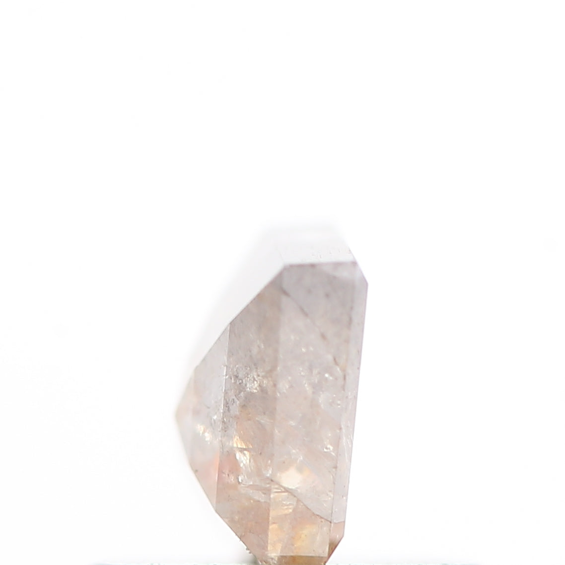 salt and pepper diamond ! 0.60 Ct 6.90 x 5.80 x 2.40 MM natural gray shield loose diamond for engagement ring for her